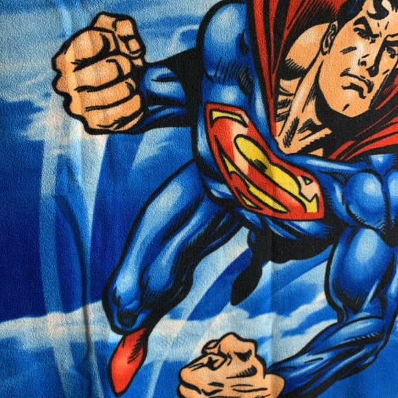 Superman comfy throw blanket  fleece - Picture 4 of 7
